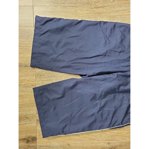 Nike Athletic Dept. Women's L Navy White Trim Track Pant Capri Elastic Waist - Picture 2 of 8